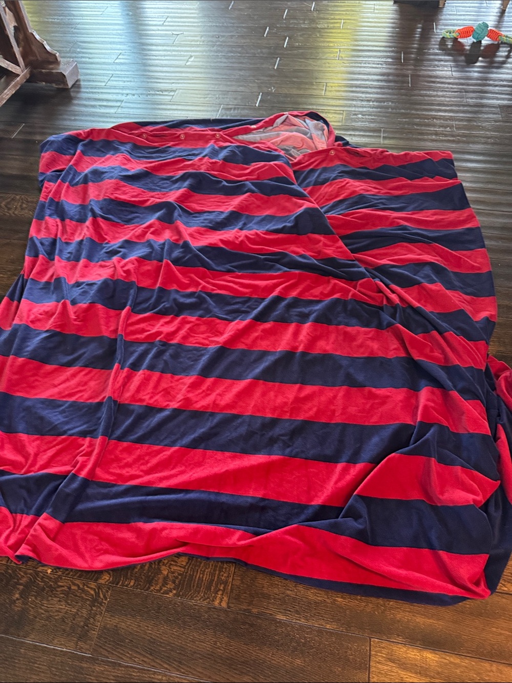 Pottery Barn Teen full  rugby stripe duvet cover